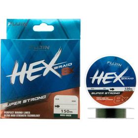 Fujin Hex 8x 150 mt. 0.06 mm Moss Green Pe Line İp Misina