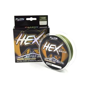 Fujin Hex Braid 4x 150 mt Moss Green Pe İp Misina