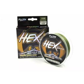 Fujin Hex Braid 4x 150 mt Moss GreenPE İp Misina