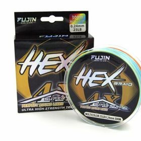 Fujin Hex Braid 4x 300 mt Multicolor Pe İp Misina