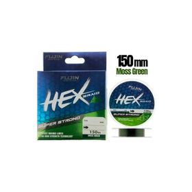 Fujin Hex Braid 4x Moss Green Pe 150 mt 0.08 mm İp Olta Misinası