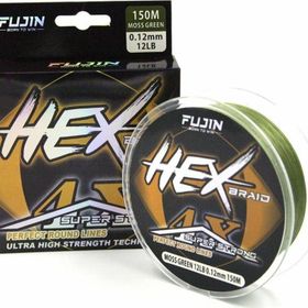 Fujin Hex Braid 4x Moss Green Pe 150 mt 0.08 mm İp Olta Misinası
