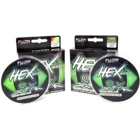 Fujin Hex Braid 8x 150 mt 0,14 mm Multi Color PE Örgü İp