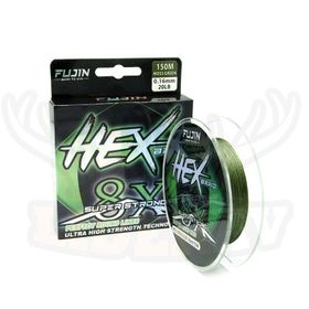 Fujin Hex Braid 8x 150 mt Moss Green Pe İp Misina