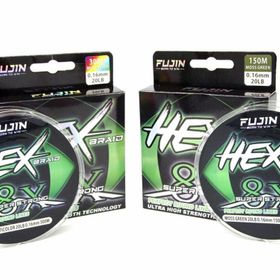 Fujin Hex Braid 8x 150MT 0,20 mm Moss Green Pe İp Misina