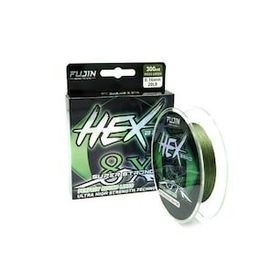 Fujin Hex Braid 8x 300 mt 0,12 mm Moss Green PE İp Misina