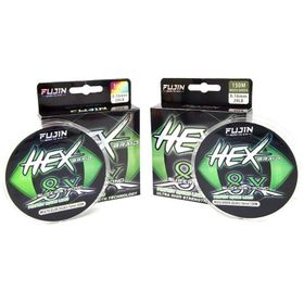 Fujin Hex Braid 8x 300 mt 0,12 mm Multicolor PE İp Misina