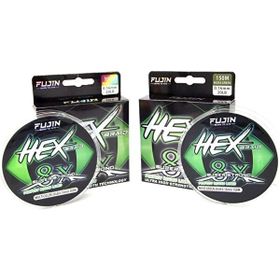 Fujin Hex Braid 8x 300 mt 0,12 mm Multicolor PE İp Misina