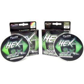 Fujin Hex Braid 8x 300 mt 0,16 mm Multicolor Pe Ip Misina