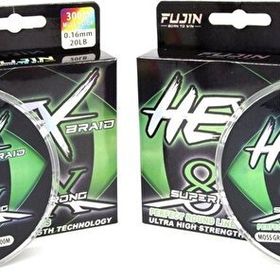 Fujin Hex Braid 8x 300MT 0,12 mm Moss Green Pe İp Misina