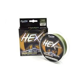 Fujin Hex Braid X4 Moss Green Pe 150 mt 0,14 mm İp Olta Misinası