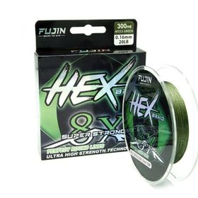 Fujin Hex Braid X8 300 mt Moss Green Pe İp Misina