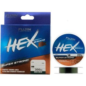 Fujin Hex Braid X8 300MT 0,16 mm Moss Green Pe İp Misina