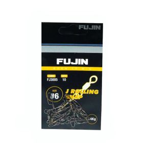 Fujin J Rolling Snap Black Nickel bilyalı Kilitli Klips