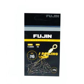 Fujin J Rolling Snap Black Nickel bilyalı Kilitli Klips