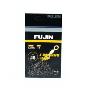 Fujin J Rolling Snap Black Nickel bilyalı Kilitli Klips