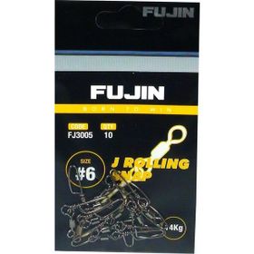Fujin J Rolling Snap Black Nickel bilyalı Kilitli Klips