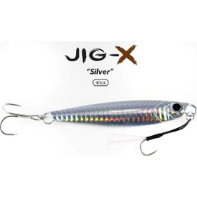 Fujin Jig-X 40 gr Shore Jigging Silver Jig Yem