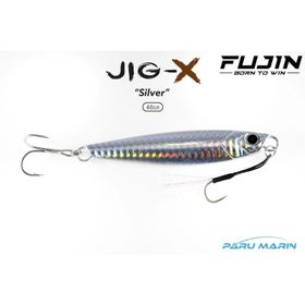 Fujin Jig-X 40 gr Shore Jigging Silver Jig Yem