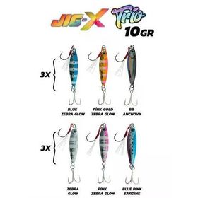 Fujin Jig-x Trio 10 gr TR1 3'lü Micro Jig