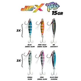 Fujin Jig-x Trio 15 gr TR1 3'lü Micro Jig