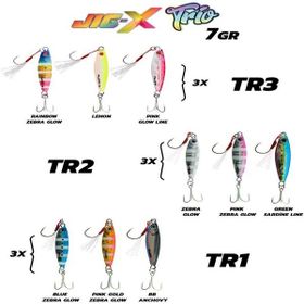 Fujin Jig-x Trio 7 gr TR1 3'lü Micro Jig