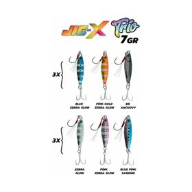 Fujin Jig-x Trio 7 gr TR2 3'lü Micro Jig
