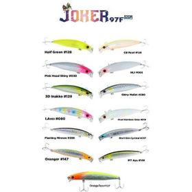 Fujin Joker 97 mm 12.6 gr SSR 129 3d Inakko Floating Maket Balık