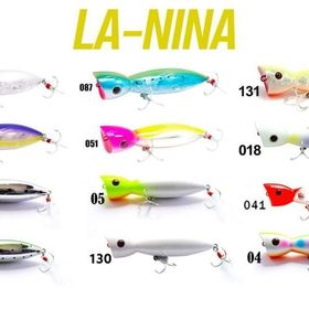 Fujin La Nina Su Üstü Popper 088 Ghost Purple Maket Balık