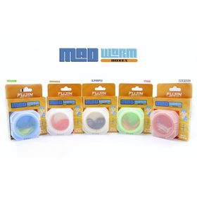Fujin Mad Worm 9 cm LRF Silikonu Glow Mor Yem