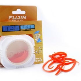 Fujin Mad Worm 9 cm LRF Silikonu Orange Yem