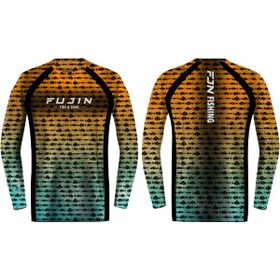 Fujin Performance Aqua Orange Fish Large T-Shirt