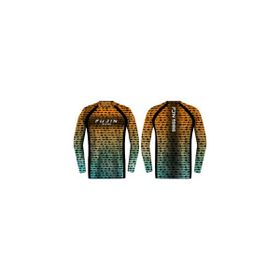 Fujin Performance Aqua Orange Fish Large T-Shirt
