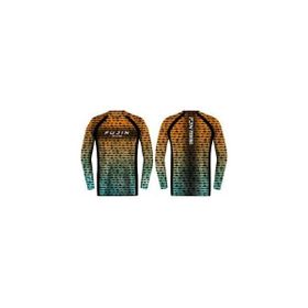 Fujin Performance Aqua Orange Fish Large T-Shirt