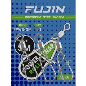 Fujin Power Roll Snap SM 7.5 kg Çekerli Klips