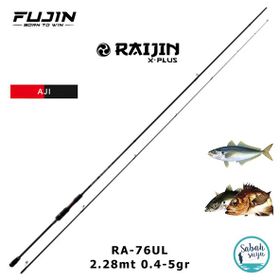Fujin Raijin RA-76UL X-Plus Aji 2.28 m 0.4-5 gr 2 Parça LRF Kamış