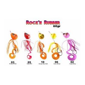 Fujin Rockn Rubber 60 gr Tai Rubber Set 05 Angry Red Suni Balık Yemi