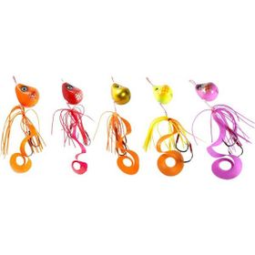Fujin Rockn Rubber 60 gr Tai Rubber Set 10 Orange Glow 3d Eye Suni Balık Yemi