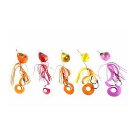 Fujin Rockn Rubber 60 gr Tai Rubber Set 10 Orange Glow 3d Eye Suni Balık Yemi