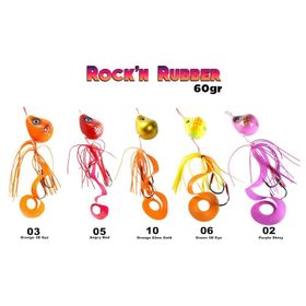 Fujin Rockn Rubber 60 gr Tai Rubber Set Suni Balık Yemi