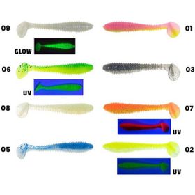 Fujin Round Bait 10 cm 7.5 g 3'lü Silikon Balık