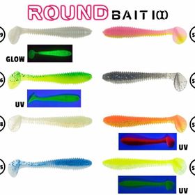 Fujin Round Bait 100 mm SB01 Silikon Balık