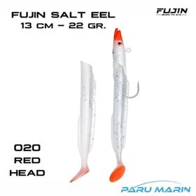 Fujin Salt Eel 13 cm 22 gr 020 Red Head 2 Adet Silikon Yem