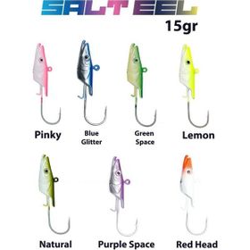 Fujin Salt Eel 15 gr Jighead 018 Purple Space Olta İğnesi