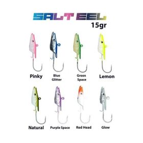 Fujin Salt Eel 15 gr Jighead 021 Blue Glitter Olta İğnesi