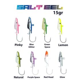 Fujin Salt Eel 15 gr Jighead 033 Green Space Olta İğnesi