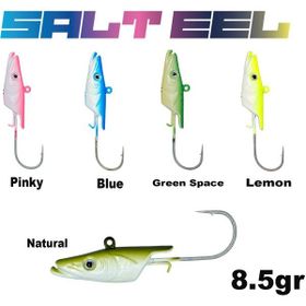 Fujin Salt Eel 8.5 gr Jighead 033 Green Space Olta İğnesi