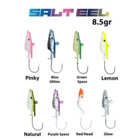 Fujin Salt Eel 8.5 gr Jighead 033 Green Space Olta İğnesi