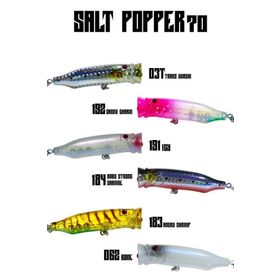 Fujin Salt Popper 70 mm 9.5 gr Su Üstü Maket Balık