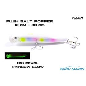Fujin Salt Popper SP120SW 018 Pearl Rainbow Glow Sahte Balık